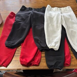 Lot of youth large Mizuno softballl pants